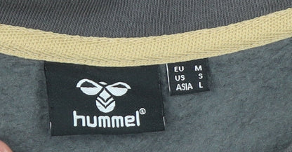 Mens UK Size M Hummel Grey Pullover Sweatshirt