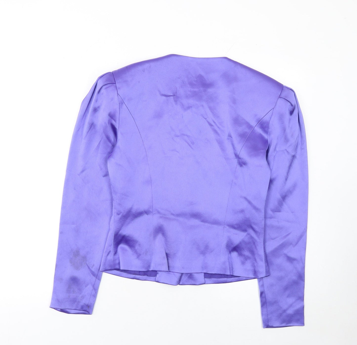 Womens UK Size 12 Collage by Simon Ellis Regular Purple Blazer