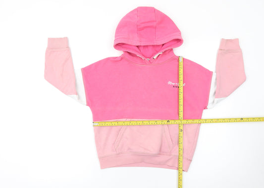 Girls UK Size 8-9 Years Marks and Spencer Pink Pullover Hoodie