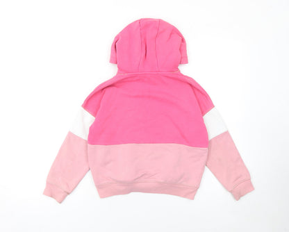 Girls UK Size 8-9 Years Marks and Spencer Pink Pullover Hoodie