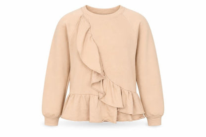 Womens UK Size S Walter Baker Beige Pullover Sweatshirt