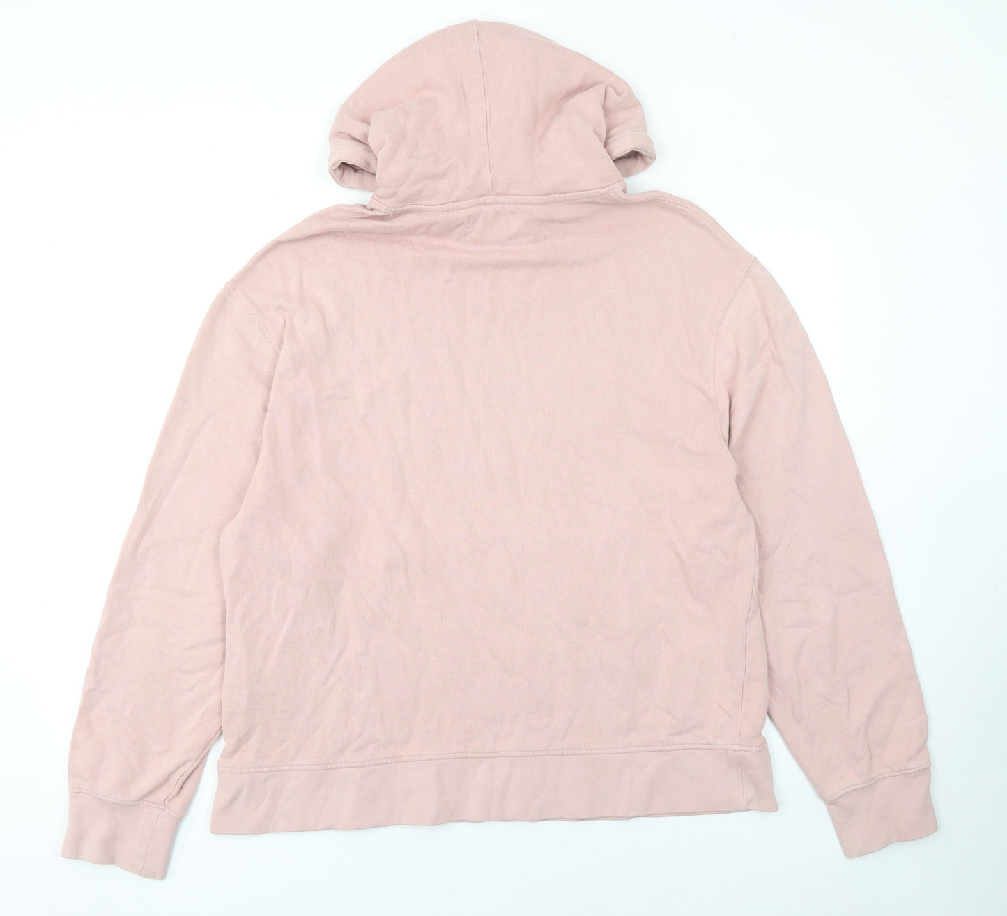 Mens UK Size L Topman Pink Pullover Hoodie