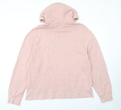 Mens UK Size L Topman Pink Pullover Hoodie