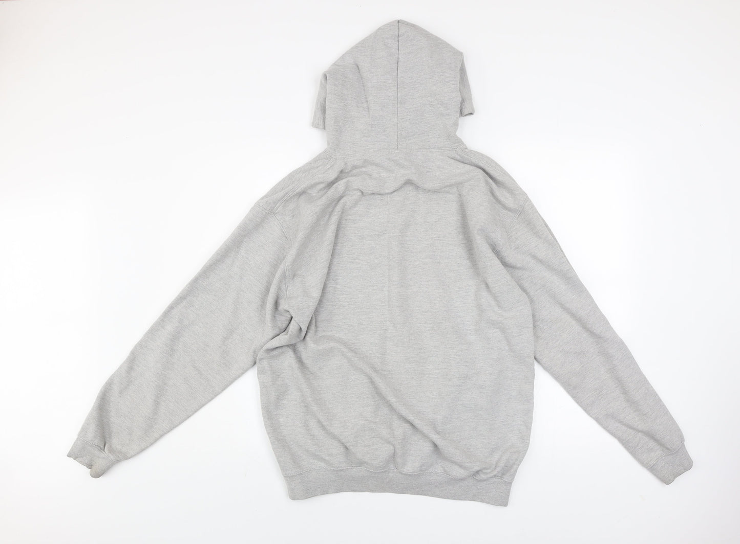 Womens UK Size L Awdis Grey Pullover Hoodie