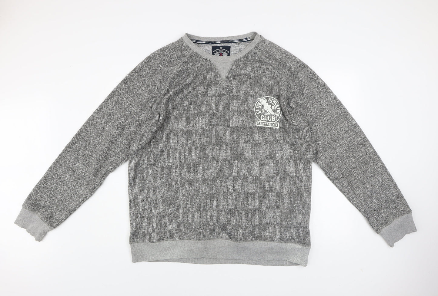 Mens UK Size 2XL Easy Grey Pullover Sweatshirt