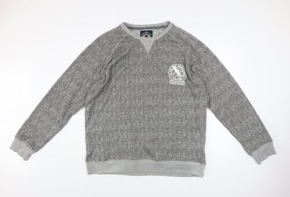 Mens UK Size 2XL Easy Grey Pullover Sweatshirt