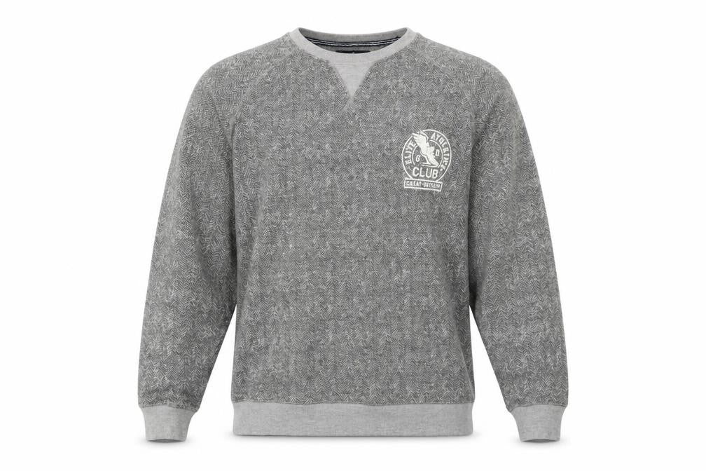 Mens UK Size 2XL Easy Grey Pullover Sweatshirt