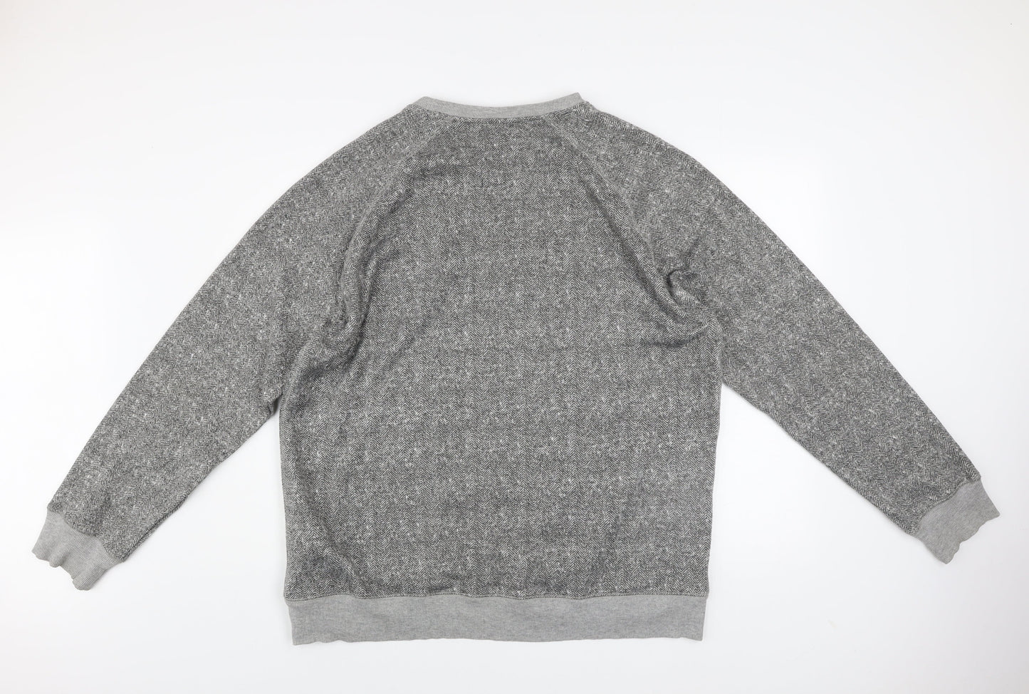 Mens UK Size 2XL Easy Grey Pullover Sweatshirt