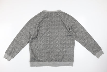 Mens UK Size 2XL Easy Grey Pullover Sweatshirt