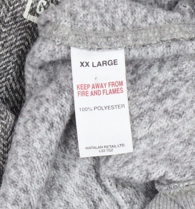 Mens UK Size 2XL Easy Grey Pullover Sweatshirt