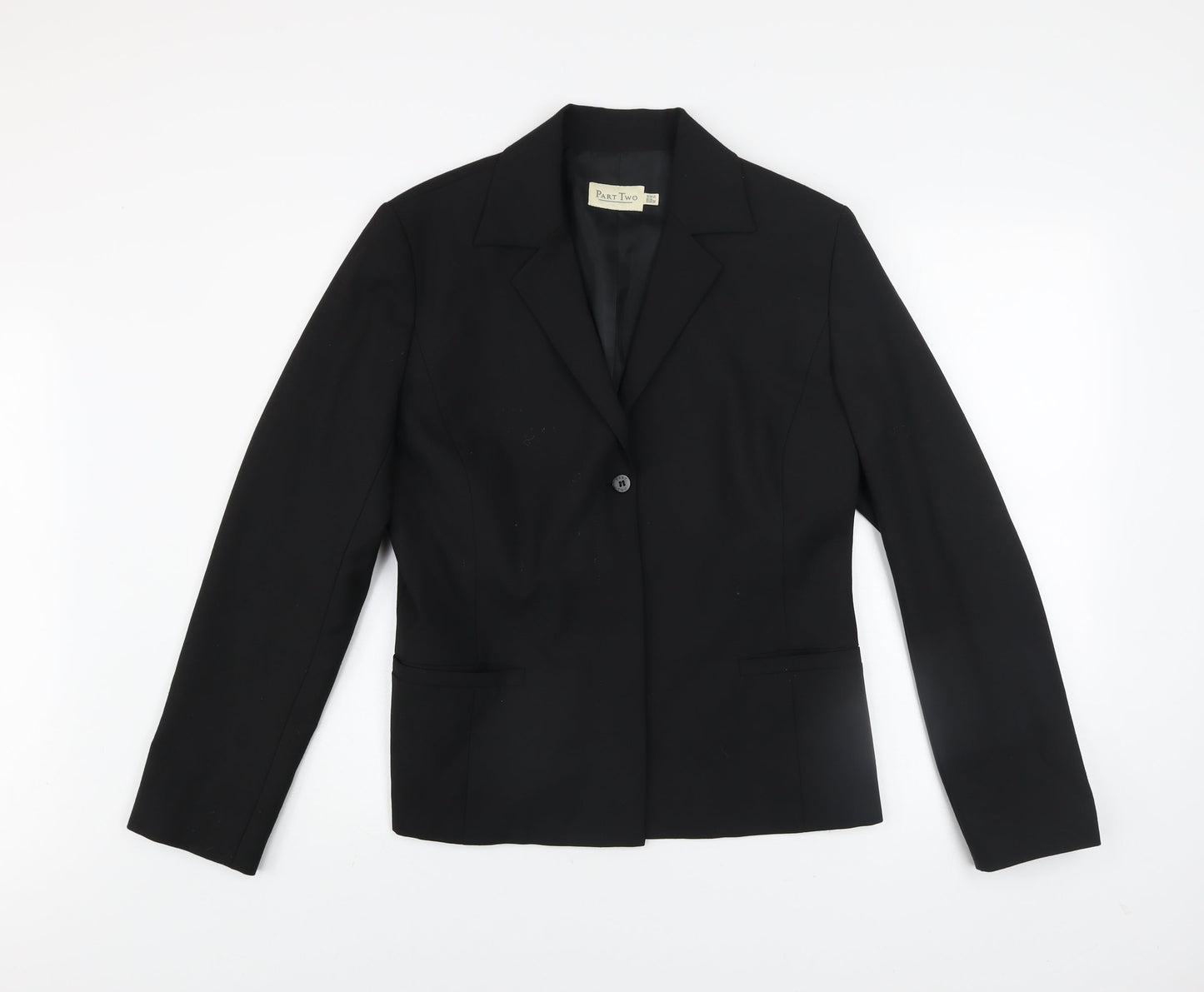 Womens UK Size 14 Part Two Regular Black Blazer