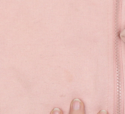 LA Gear Womens Pink Hooded Full Zip Track Jacket Size 14