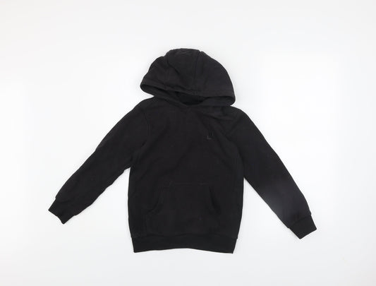 Boys UK Size 8 Years Matalan Black Pullover Hoodie