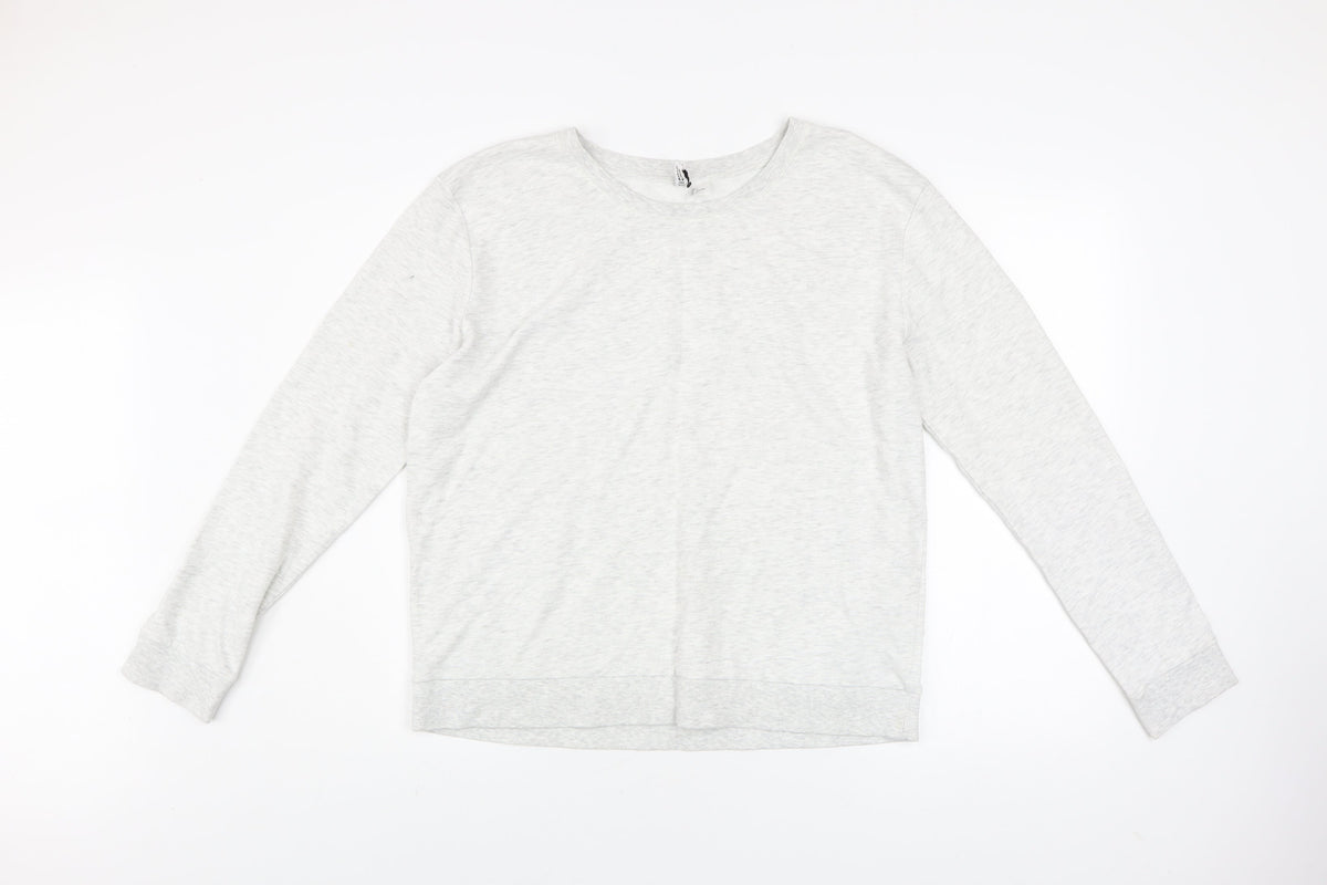 Mens UK Size L H&M Grey Pullover Sweatshirt