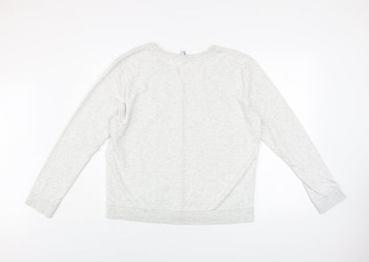Mens UK Size L H&M Grey Pullover Sweatshirt