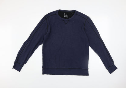 Mens UK Size M Gap Blue Pullover Sweatshirt