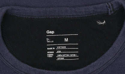 Mens UK Size M Gap Blue Pullover Sweatshirt
