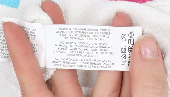 Primark Womens Multicoloured Beverly Hills 58 Pullover Sweatshirt Size 10/12