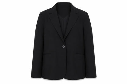 Womens UK Size M Bershka Regular Black Blazer