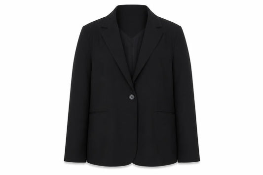 Womens UK Size M Bershka Regular Black Blazer