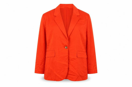 Womens UK Size 14 H&M Orange Basic Jacket