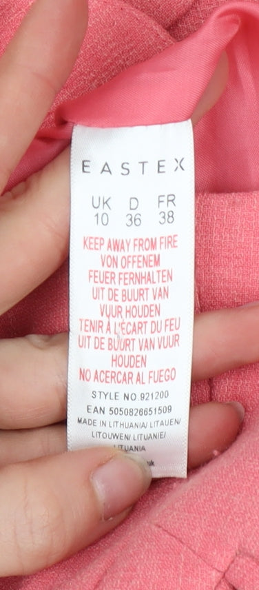 Womens UK Size 10 Eastex Pink Basic Jacket