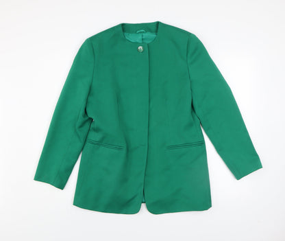Womens UK Size 12 Hamells Green Basic Jacket