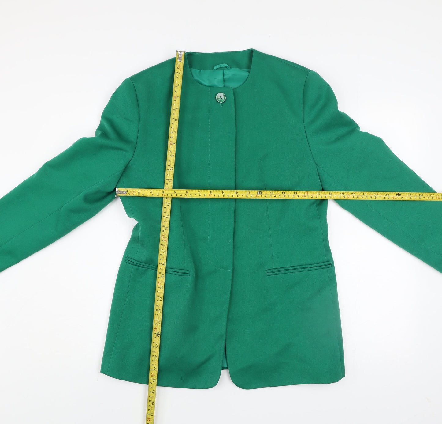 Womens UK Size 12 Hamells Green Basic Jacket