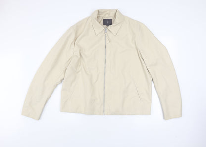 Mens UK Size L H&M Beige Basic Jacket