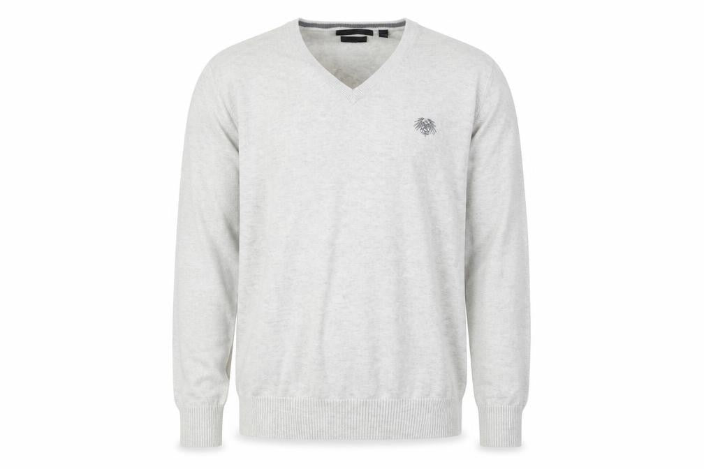 Mens UK Size M Soviet Grey Pullover Jumper