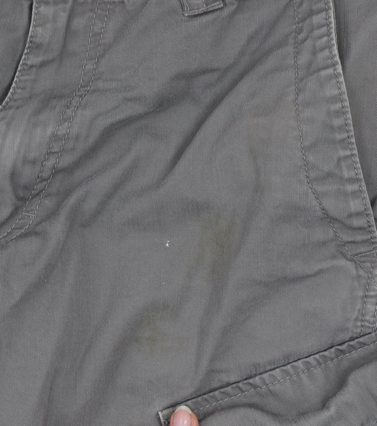 Helly Hansen Men's Grey Cargo Trousers Size 32 Regular Fit Cotton