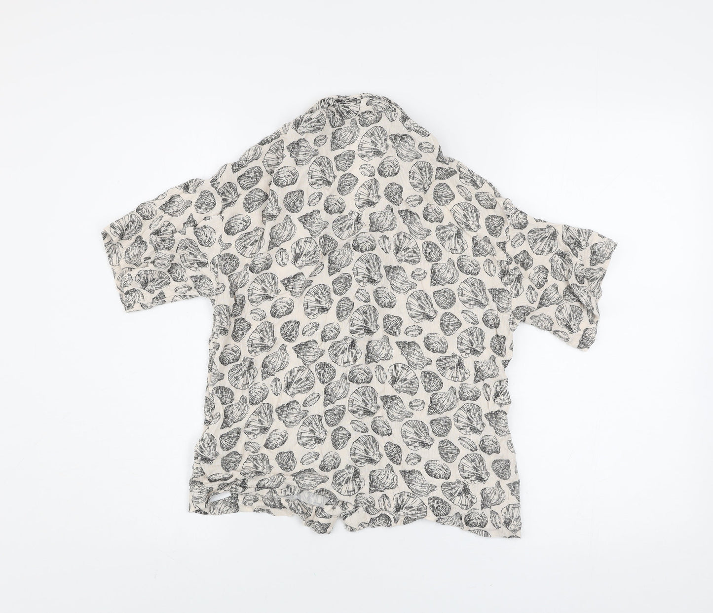 Womens UK Size 8 Beloved Beige Casual Button-Up