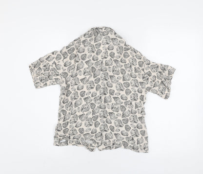 Womens UK Size 8 Beloved Beige Casual Button-Up