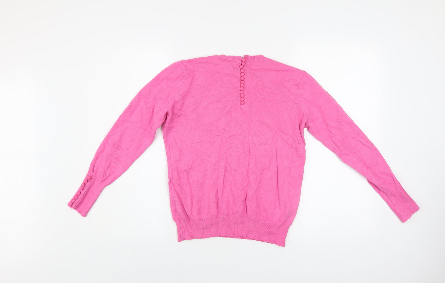 Womens UK Size 12 Savida Pink Pullover Jumper