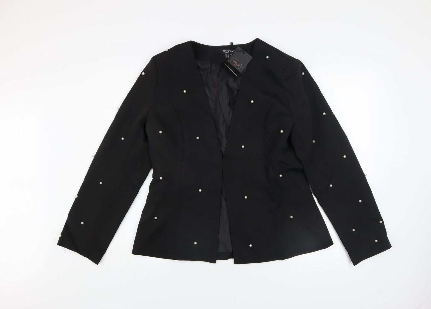Womens UK Size 14 Missi London Black Blazer