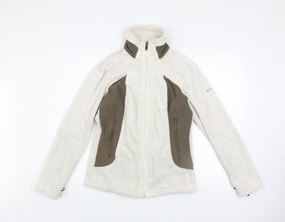 Columbia Women’s Ivory Fleece Jacket M Interchange Full Zip Outdoor