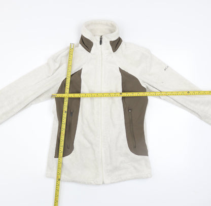 Columbia Women’s Ivory Fleece Jacket M Interchange Full Zip Outdoor