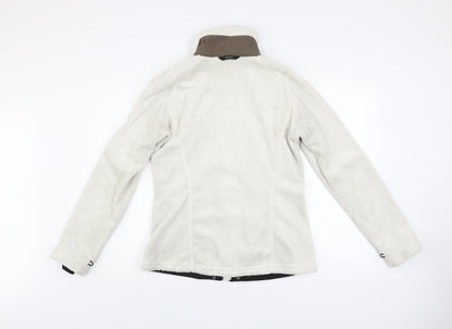 Columbia Women’s Ivory Fleece Jacket M Interchange Full Zip Outdoor