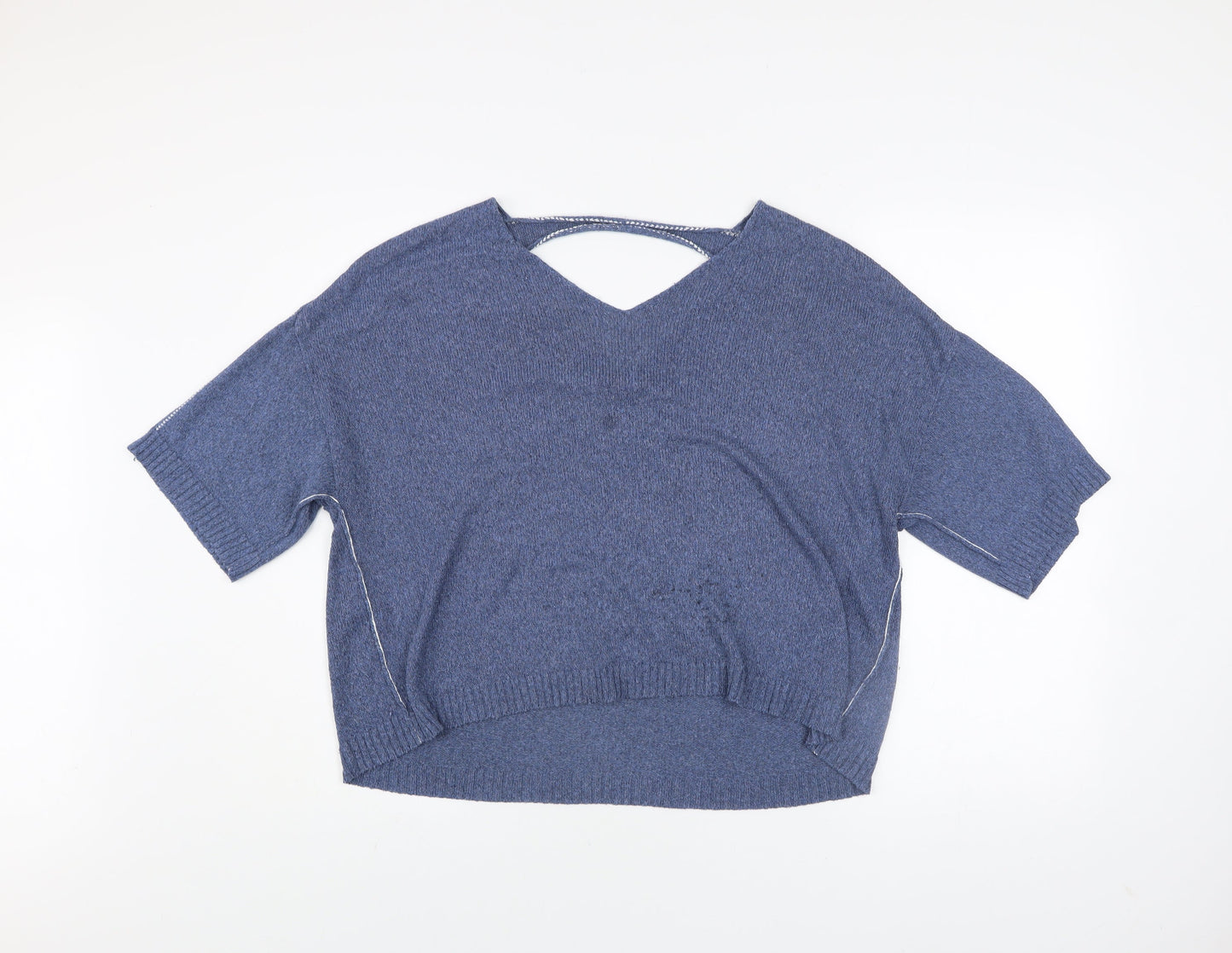 Womens UK Size 12 Crea Concept Blue Pullover Jumper
