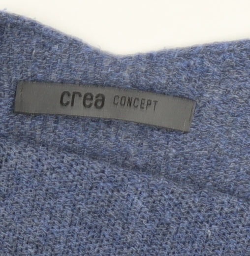 Womens UK Size 12 Crea Concept Blue Pullover Jumper