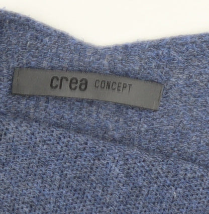 Womens UK Size 12 Crea Concept Blue Pullover Jumper