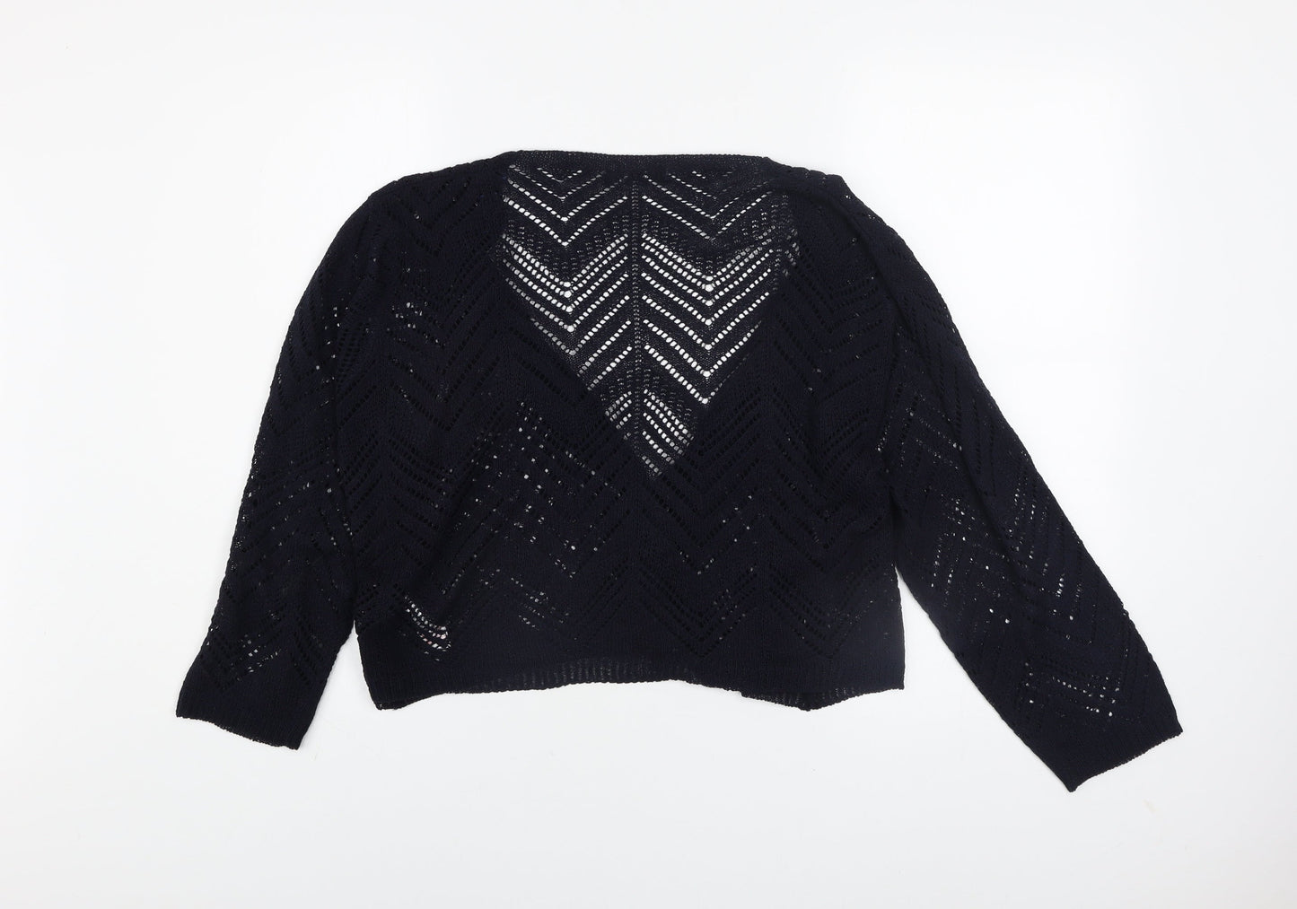 Womens UK Size L Bonmarché Black Cardigan Jumper