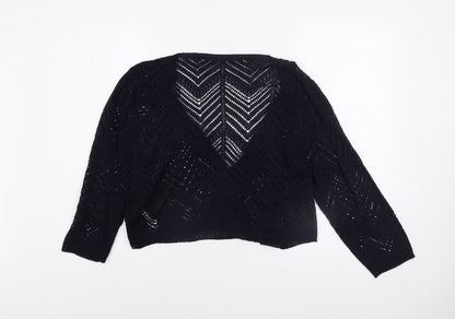Womens UK Size L Bonmarché Black Cardigan Jumper