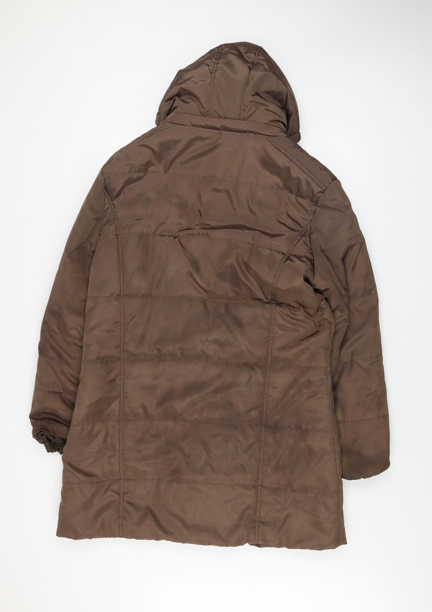 Womens UK Size 12 Betty Kay Brown Puffer Jacket