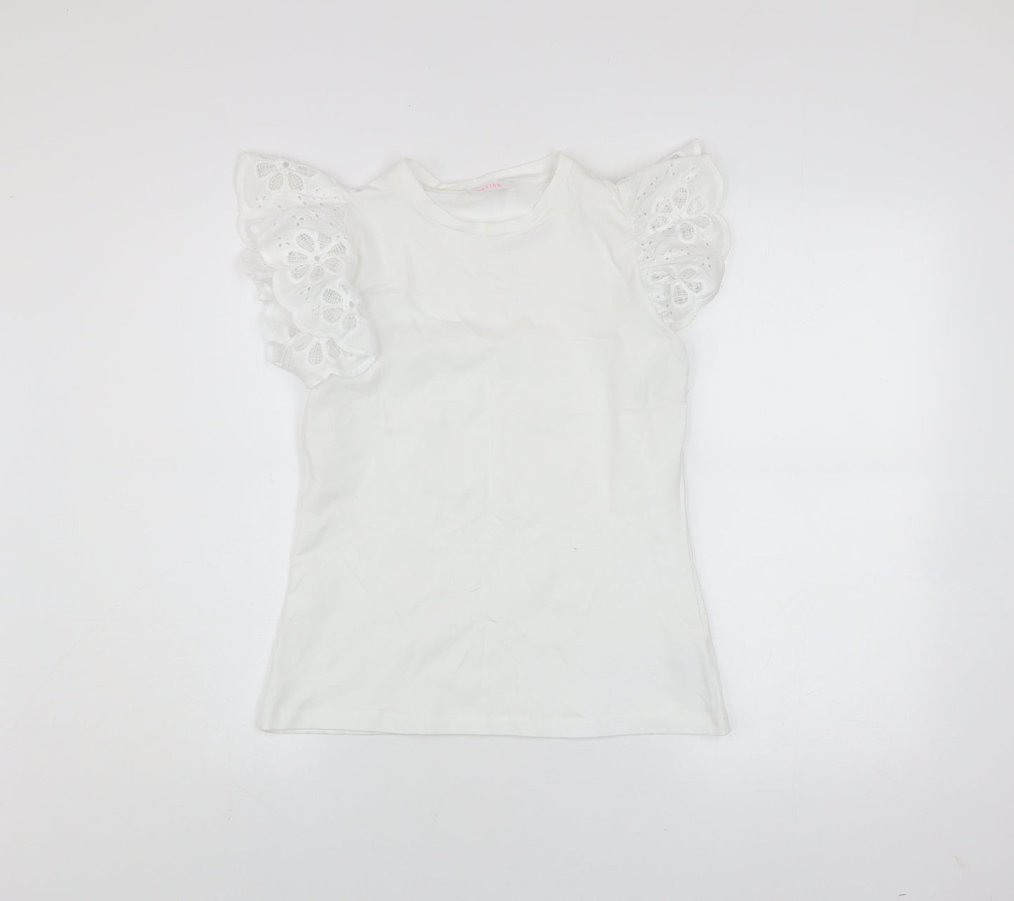 Womens UK Size 10 Savida White Basic T-Shirt