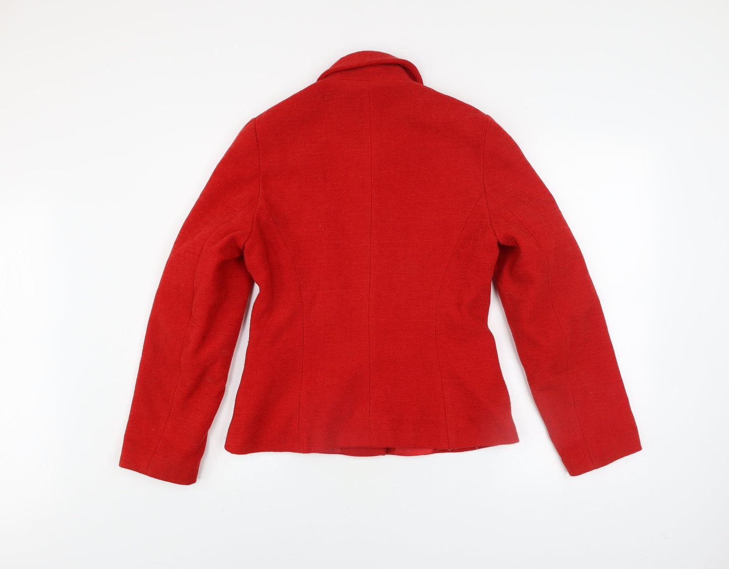 Womens UK Size 10 Bay Trading Company Red Basic Jacket
