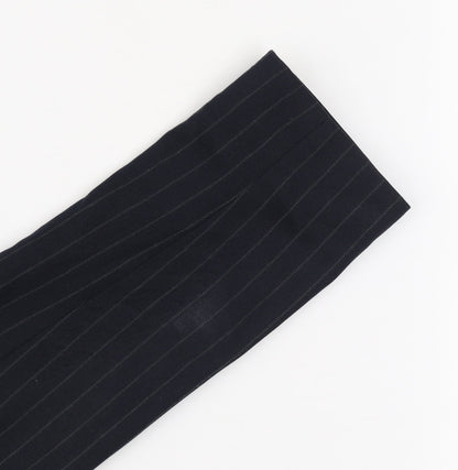 New Look Women's Black Pinstripe Slim Fit Blazer Jacket UK 6