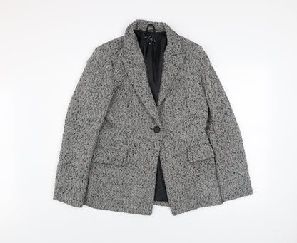 Womens UK Size 12 Et Vous Grey Blazer