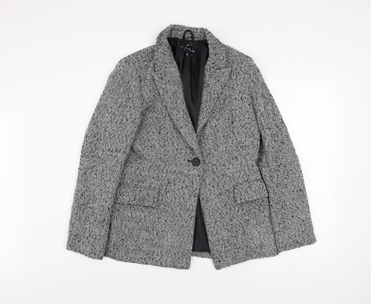 Womens UK Size 12 Et Vous Grey Blazer