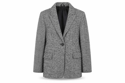 Womens UK Size 12 Et Vous Grey Blazer